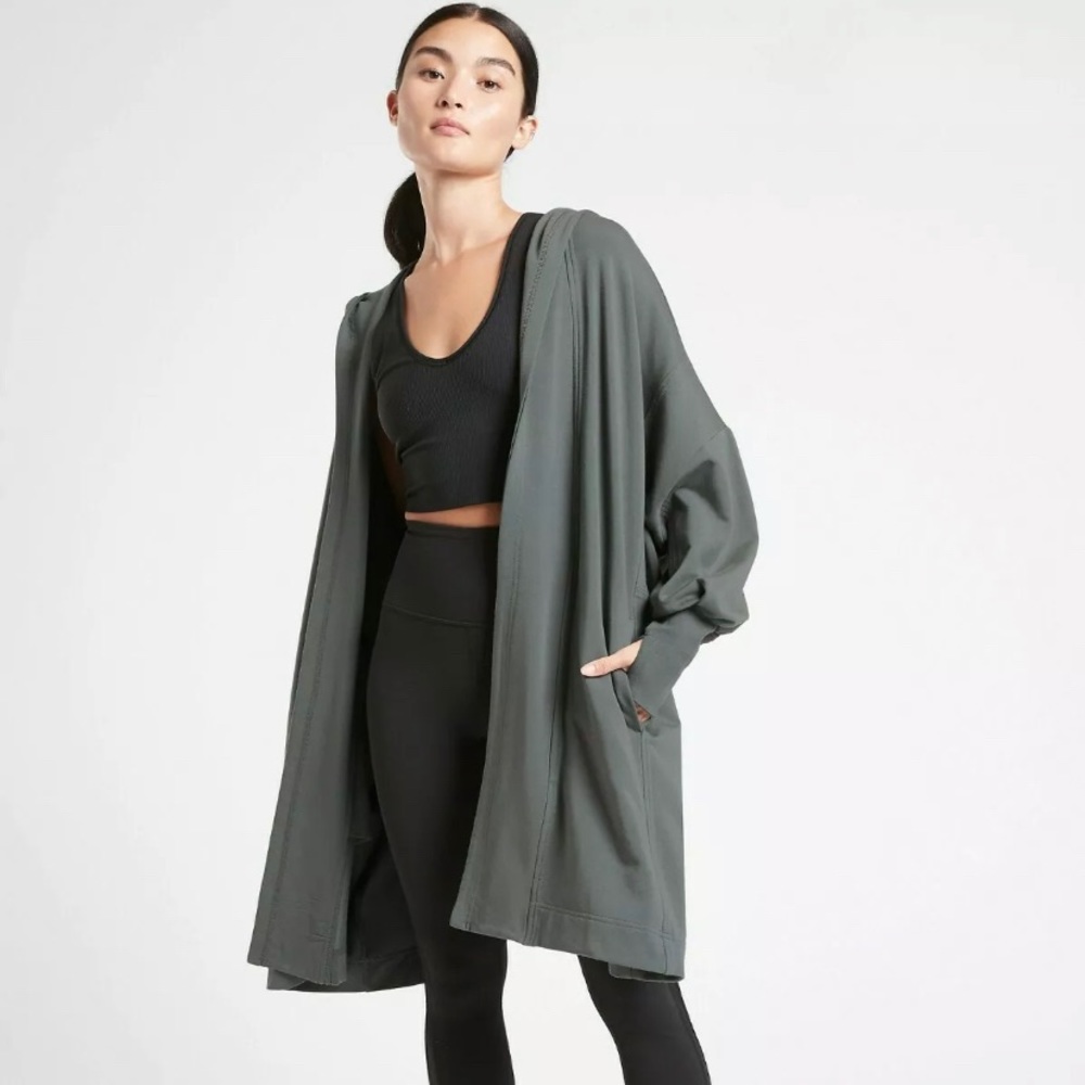 Athleta Mantra Wrap Sweater
